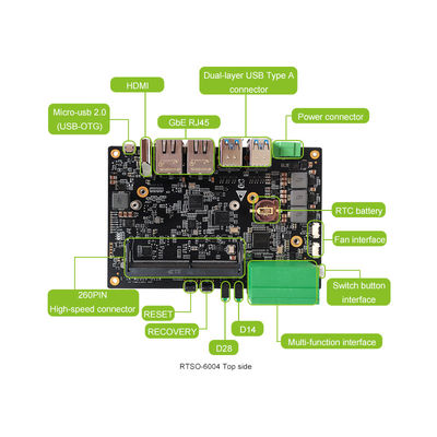 Nvidia Jetson TX2 NX RTSO-6004 Carrier Board Используется с Jetson Nano Case от Waveshare