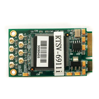 Видеокарта CVBS RTSV-6911i miniPCIe видеокарта с 8-канальным PAL/NTSC/RS170